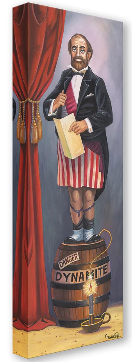 Stretching Portrait: The Ambassador by Michelle St. Laurent Treasure On Canvas inspired by Haunted Mansion