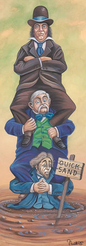 Stretching Portrait: The Quicksand Men By Michelle St. Laurent Limited Edition Inspired by The Haunted Mansion