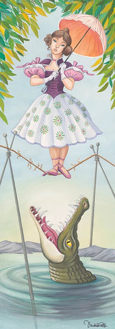 Stretching Portrait: The Tightrope Walker By Michelle St. Laurent Limited Edition Inspired by The Haunted Mansion