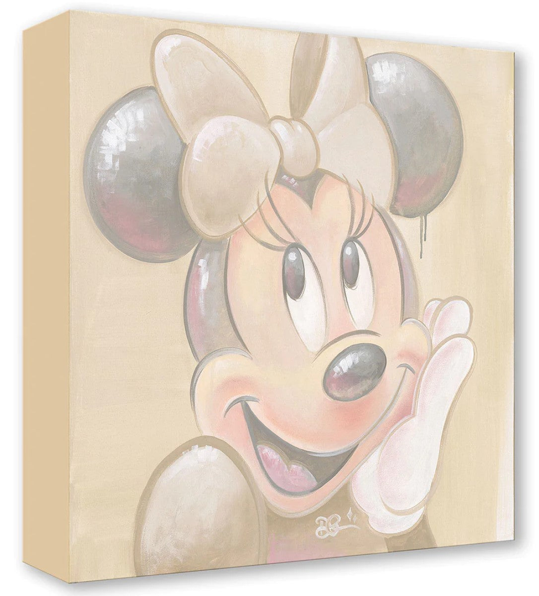 Take A Bow by Dom Corona featuring Minnie Mouse Treasures On Canvas