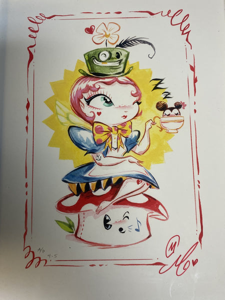 Tea With Toughie Framed Print by Miss Mindy  8.5x11