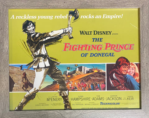 The Fighting Prince of Donegal 1966 Original Lobby Card Framed
