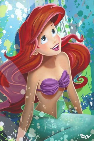 The Little Mermaid by ARCY Limited Edition On Canvas