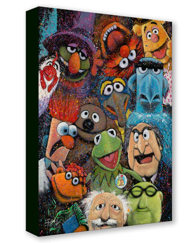 The Muppet Show by Stephen Fishwick Treasure On Canvas Featuring The Muppets