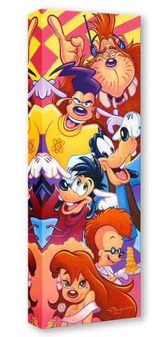 The Perfect Cast by Tim Rogerson Treasure On Canvas Inspired by The Goofy Movie