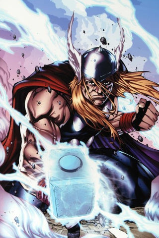 Thor: Heaven and Earth #3 - By Agustin Padilla - Limited Edition Giclée on Canvas