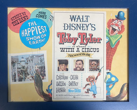 Toby Tyler or 10 Weeks With A Circus 1960 Original Lobby Card Framed