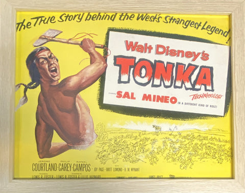 Walt Disney's Tonka 1958 Original Lobby Card Framed