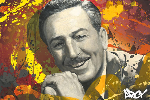 Walt Disney by ARCY Limited Edition On Canvas