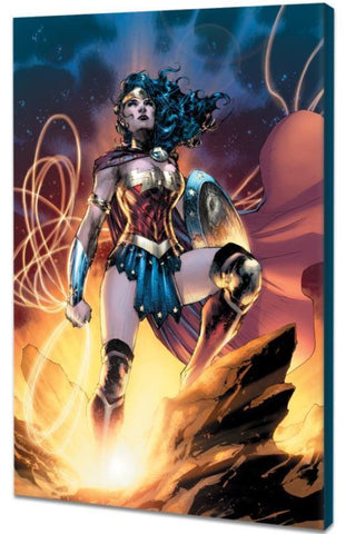 Wonder Woman 75th Anniversary Special #1 - by Jim Lee - Limited Edition Giclée on Canvas Inspired by DC Comics