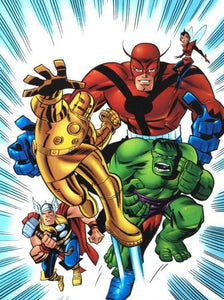 Avengers #1 1/2 - By Bruce Timm - Limited Edition Giclée on Canvas