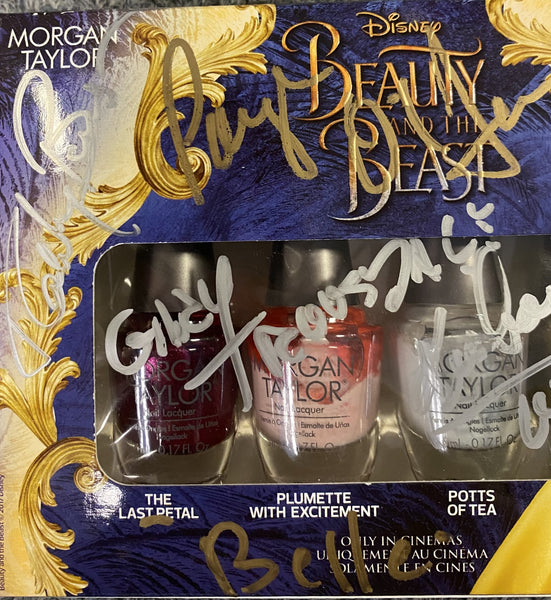 Beauty and the Beast Morgan Taylor Nail Polish Signed by Paige O'Hara, Robby Benson, Richard White, and Gary Trousdale