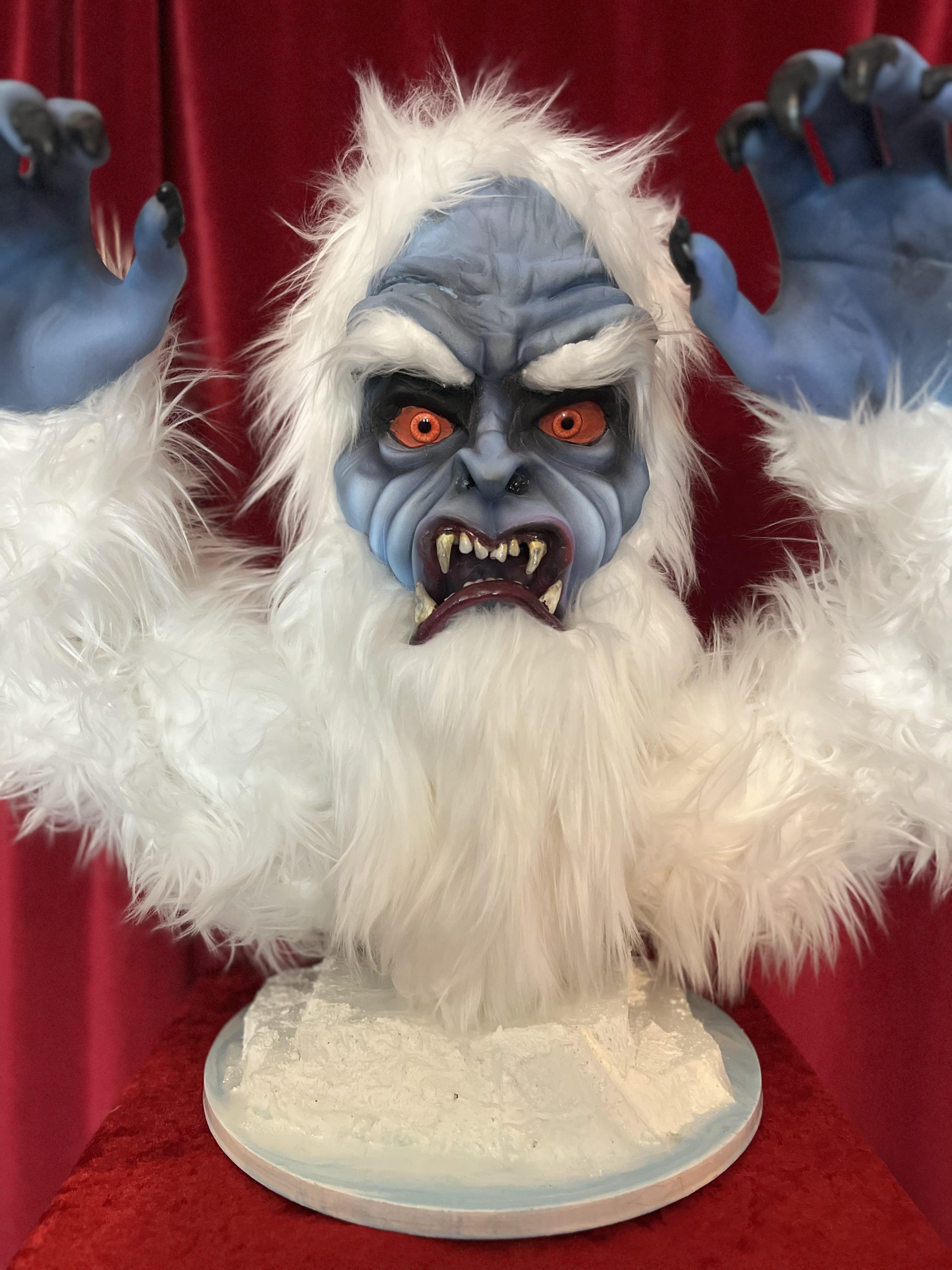 Harry the Abominable Snowman Sculpted and Hand Painted Bust