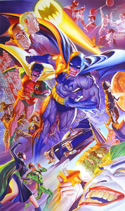 75th Anniversary: The History of Batman- By Alex Ross - Giclée on Fine Art Paper