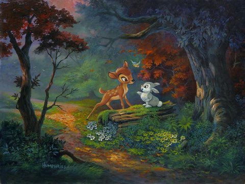 A Friendship Blossoms By Michael Humphries Featuring Thumper and Bambi