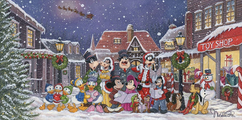 A Snowy Christmas Carol By Michelle St. Laurent Featuring Mickey and Friends