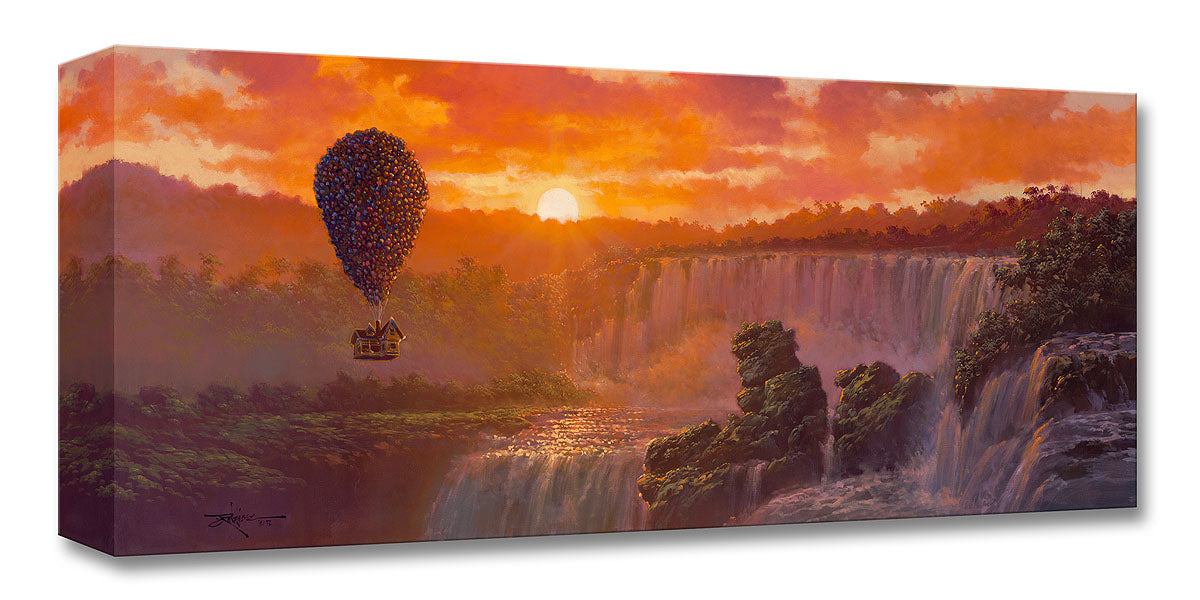 A World of Adventure by Rodel Gonzalez inspired by Disney Pixar's UP
