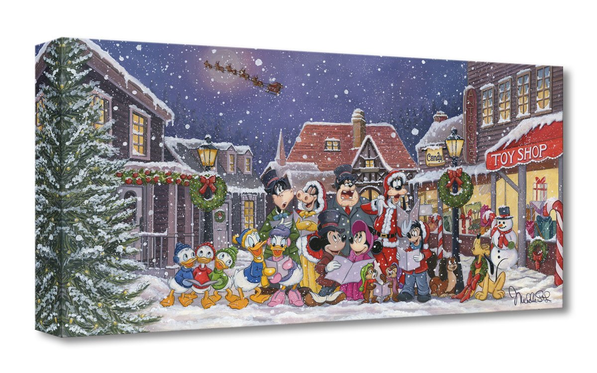 A Snowy Christmas Carol By Michelle St. Laurent Featuring Mickey and Friends