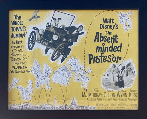 The Absent Minded Professor - Original Lobby Card Framed