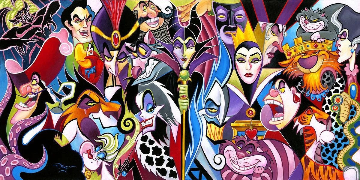 All Their Wicked Ways By Tim Rogerson inspired by the villains of Disney