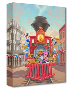 All Aboard Engine 25 by Manuel Hernandez inspired by Mickey Mouse and Friends