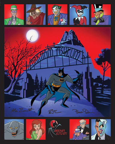 Arkham Asylum - By Bruce Timm - Limited Edition Hand-Painted Cel featuring Batman