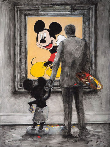 Art Partners by Stephen Shortridge inspired by Mickey Mouse and Walt Disney