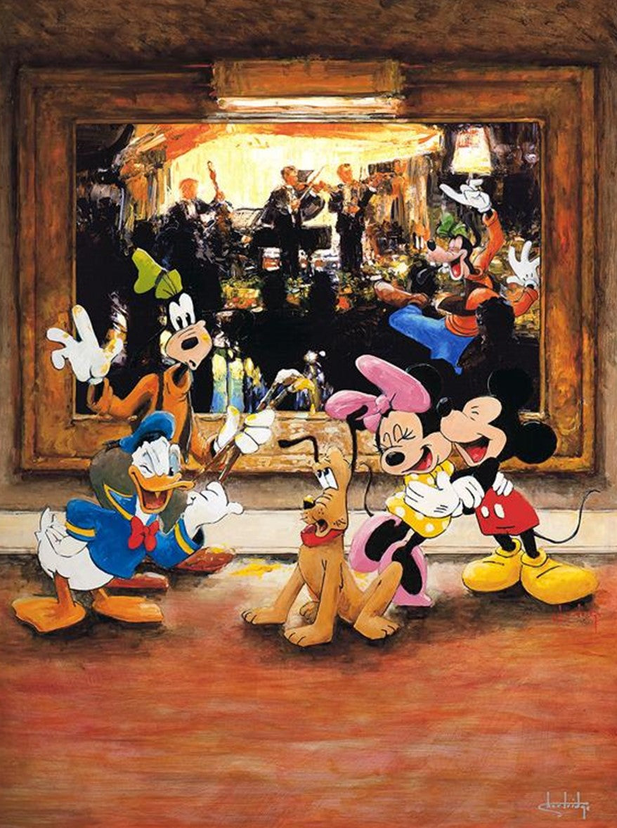 Art That Makes You Move by Stephen Shortridge featuring Mickey and Friends