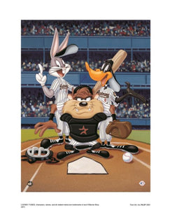 At The Plate (Astros) - By Warner Bros. Studio - Collectible Giclée on Paper