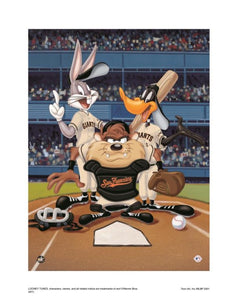 At The Plate (Giants) - By Warner Bros. Studio - Collectible Giclée on Paper