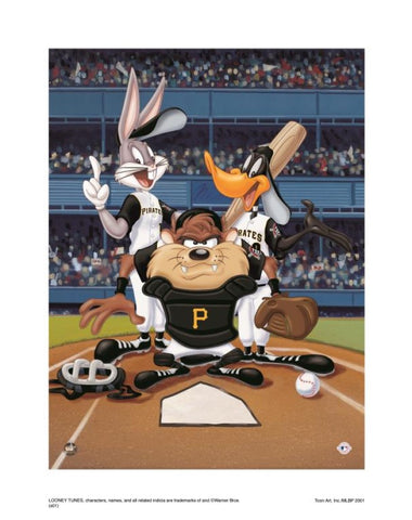 At The Plate (Pirates) - By Warner Bros. Studio - Collectible Giclée on Paper