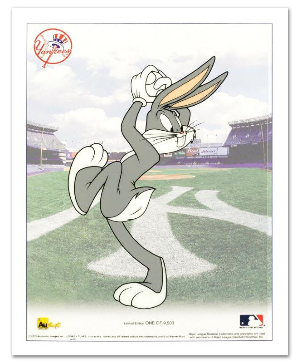 Bugs Bunny Pitching With The Yankees - By Warner Bros. Studio -  Limited Edition Sericel
