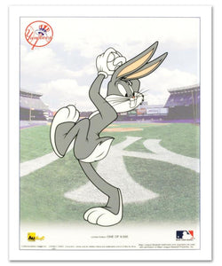 Bugs Bunny Pitching With The Yankees - By Warner Bros. Studio -  Limited Edition Sericel