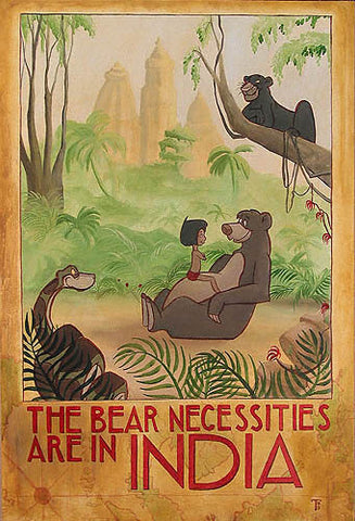 The Bear-Necessities of Life by Tricia Buchanan-Benson inspired by The Jungle Book