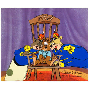 Bear for Punishment - Limited Edition Hand Painted Animation Cel Signed by Chuck Jones