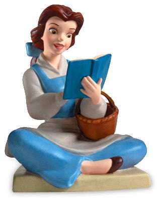 Bookish Beauty WDCC Belle Figurine - Signed By Paige O'Hara