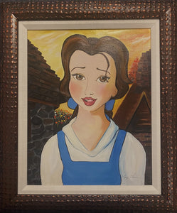 Belle- Framed Embellished Artist Proof- by Paige O'Hara Inspired by Beauty and the Beast