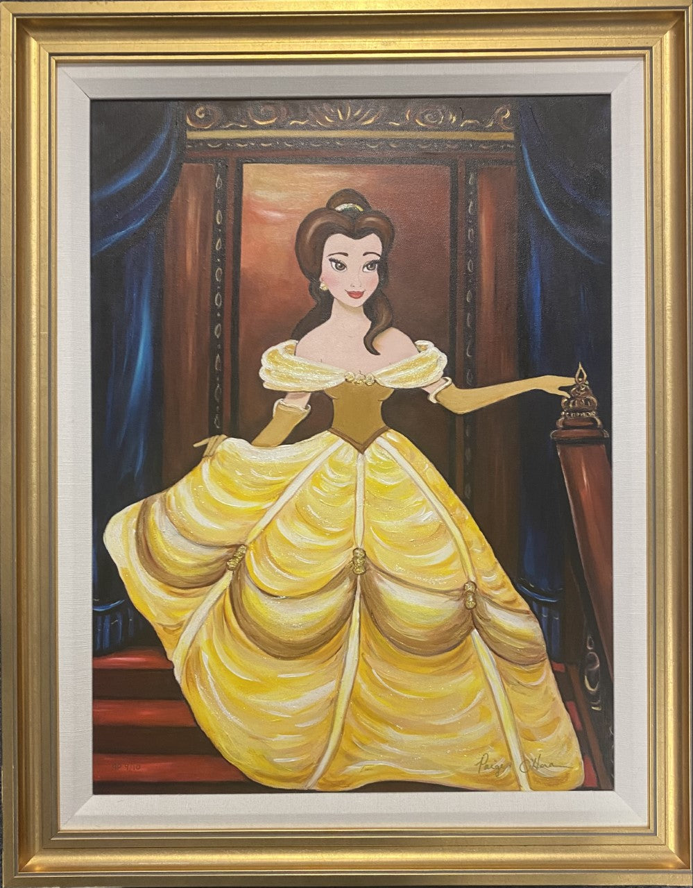 Belle of the Ball - Framed Embellished Artist Proof- by Paige O'Hara Inspired by Beauty and The Beast