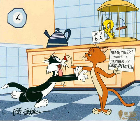 Birds Anonymous - By Friz Freleng - Limited Edition Hand-Painted Cel