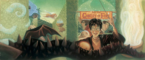 Book 4 Harry Potter and the Goblet of Fire- By Mary GrandPré - Giclée on Paper