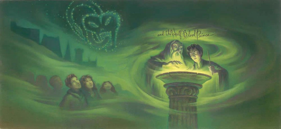 Book 6 Harry Potter and the Half-Blood Prince- By Mary GrandPré - Giclée on Paper