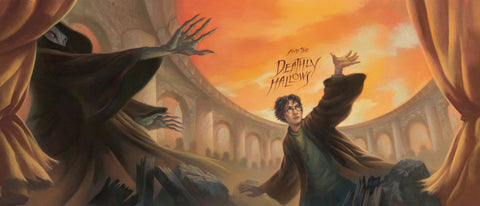 Book 7 Harry Potter and the Deathly Hallows- By Mary GrandPré - Giclée on Paper
