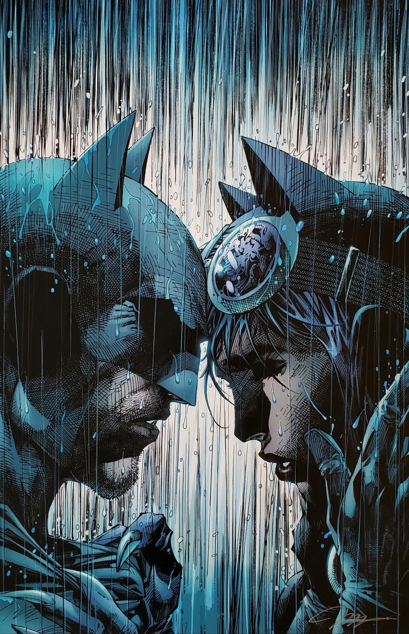 Bring on the Rain - By Jim Lee - Giclée on Paper inspired by Batman