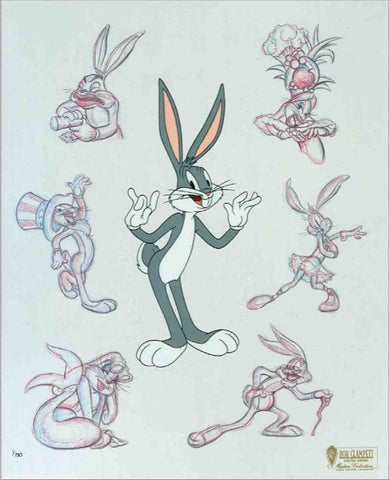 Bugs Persona - By Bob Clampett - Limited Edition Hand-Painted Cel