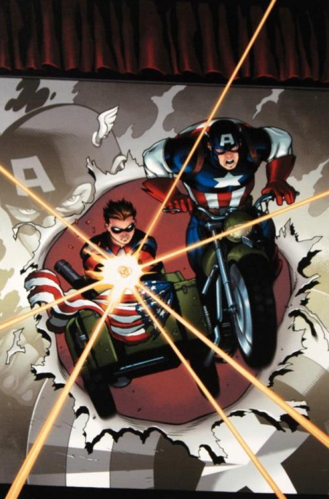 Captain America and Bucky #621 - By Ed McGuinness - Limited Edition Giclée on Canvas