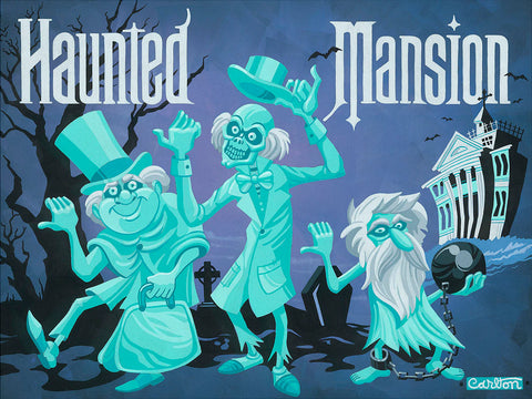 The Travelers by Trevor Carlton inspired by The Haunted Mansion