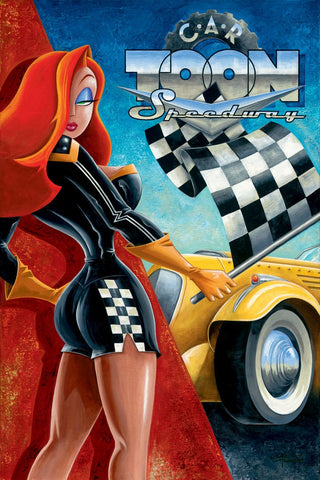 Car Toon Speedway ( Petite) by Mike Kungl inspired by Who Framed Roger Rabbit