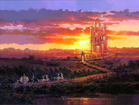 Castle at Sunset by Rodel Gonzalez inspired by Cinderella