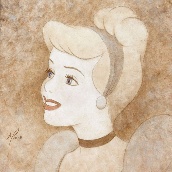 Cinderella Portrait Framed by Mike Kupka inspired by Cinderella