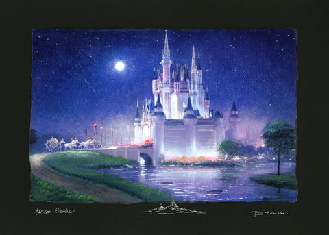 Cinderella's Grand Arrival (Deluxe, Chiarograph) by Peter and Harrison Ellenshaw inspired by Cinderella
